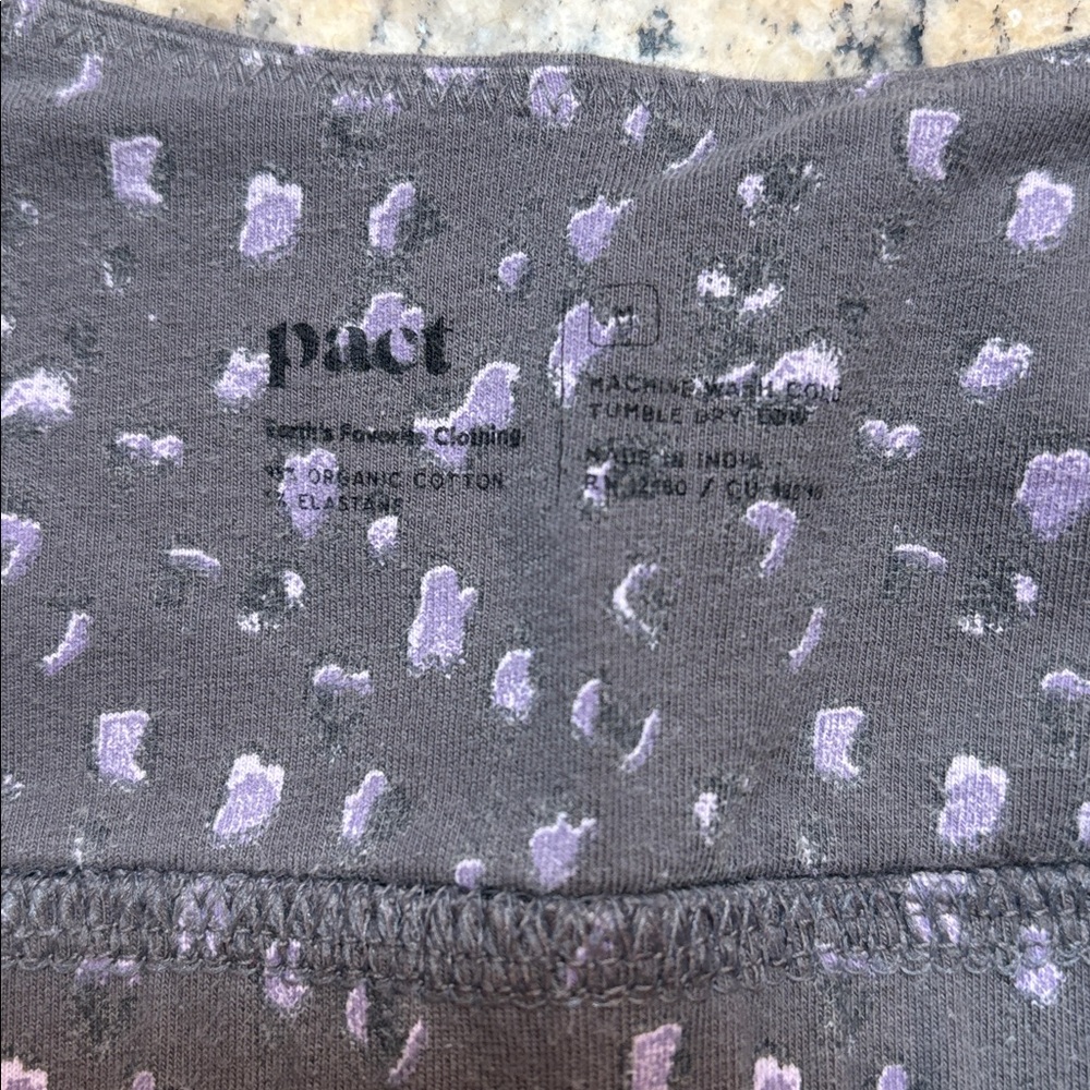 Pact Gray and Lavender Bra and Underwear Set - Picture 5 of 5